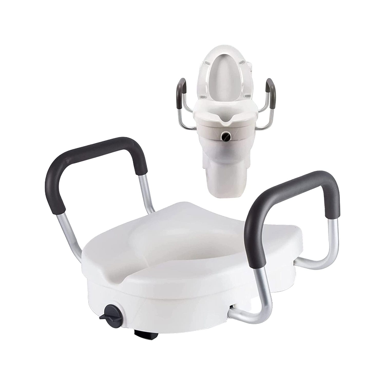 Entros Raised Toilet Seat with Arm Rest (SC7060I)