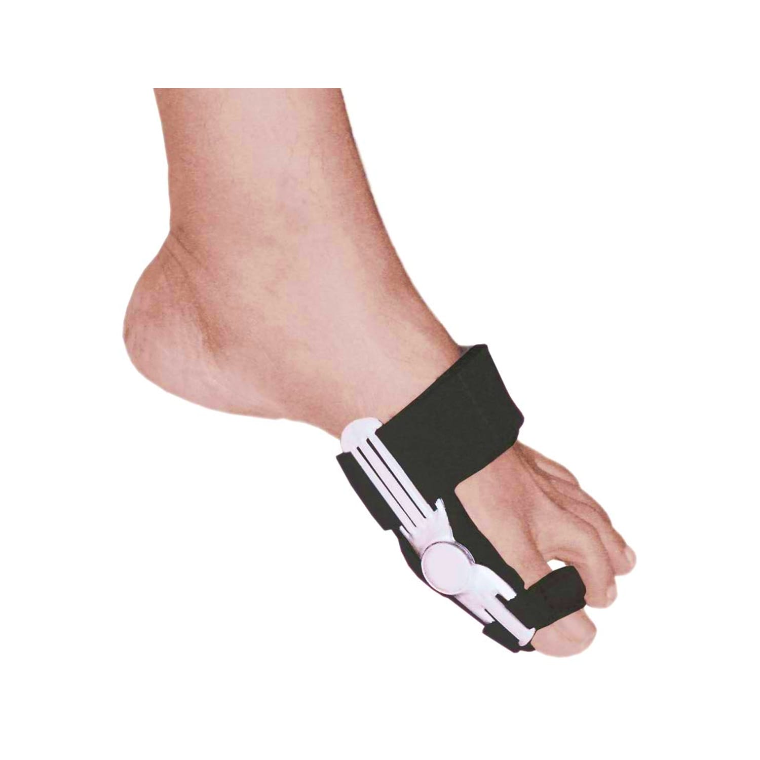 Vissco Bunion Corrector | Provides Moderate Support to Big Toe | Fracture Support & to Correct Bunion Deformity (Black) - (PC. No. 0729)