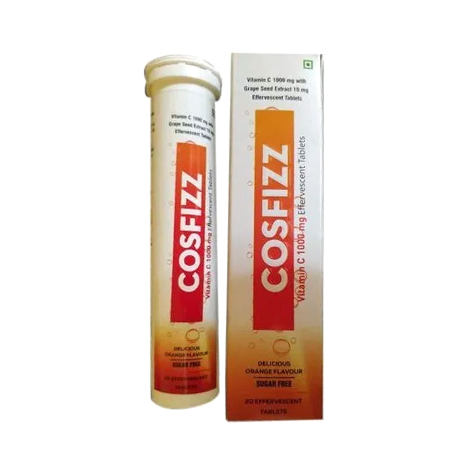Cosderma Cosfizz Natural Vitamin-C Effervescent Tablet (20Tablets)