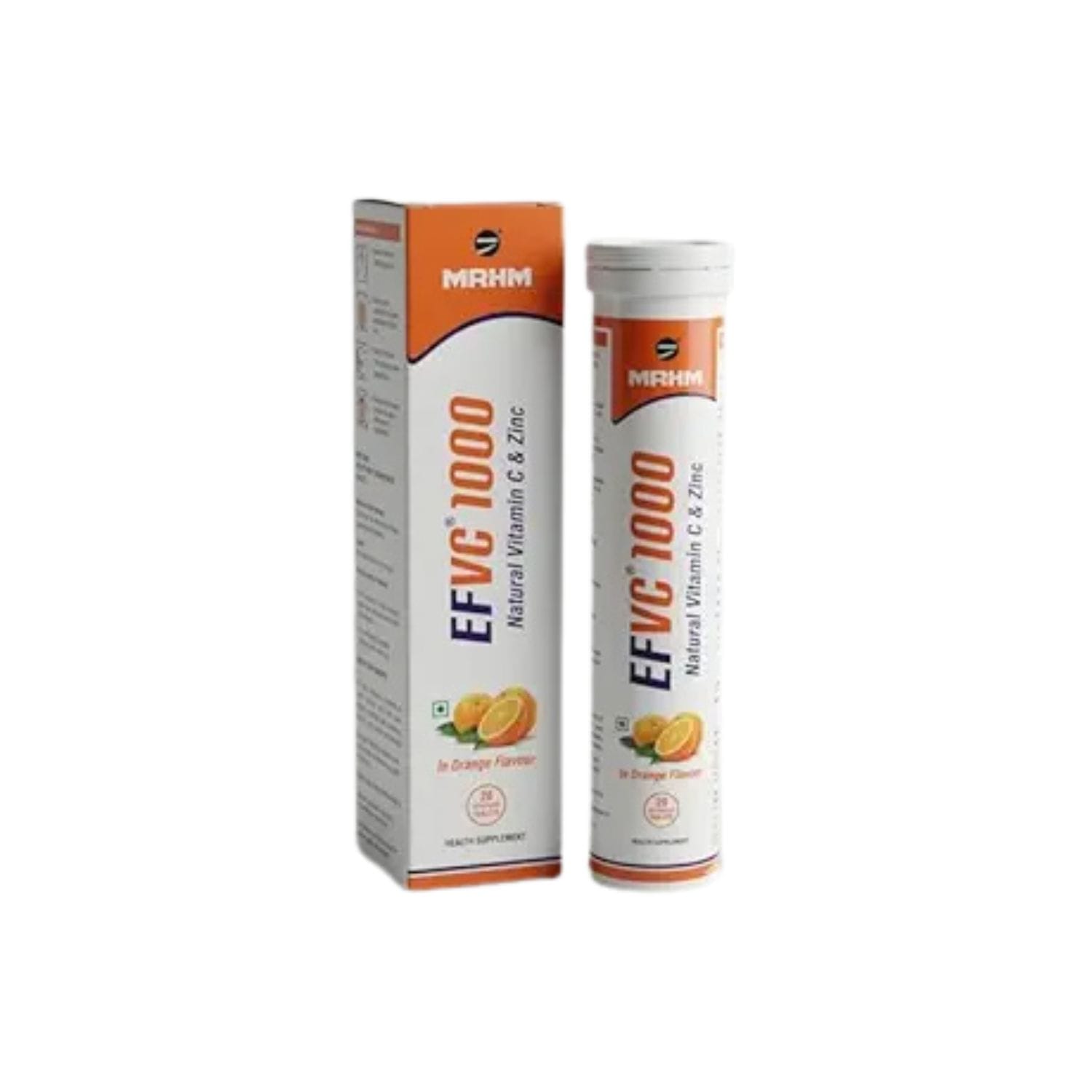 MRHM EFVC Vitamin C 1000mg, Zinc Tablet (20 Tablets)