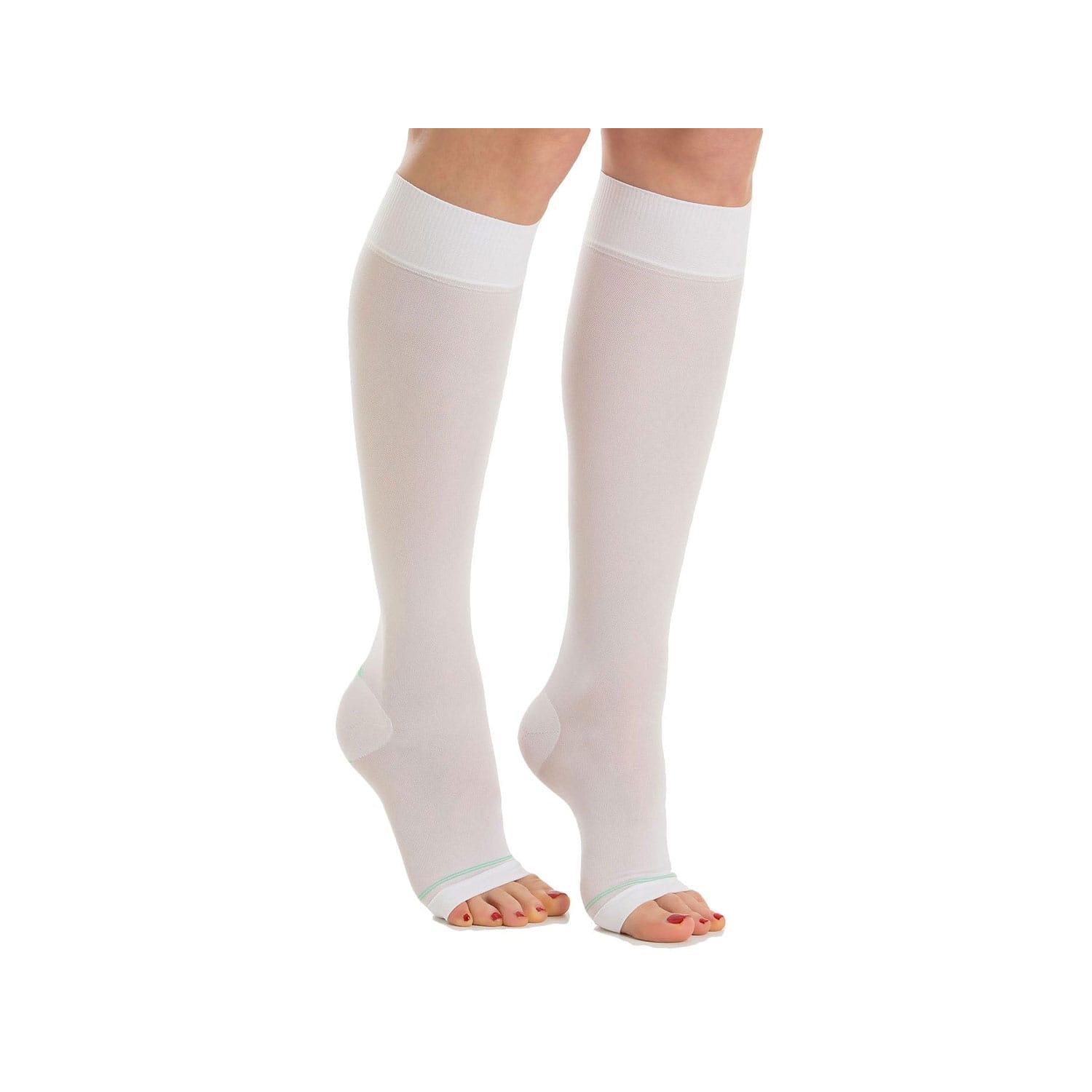 Relaxsan Knee High Open Toe Anti Embolism Stockings M0350A (Medium)