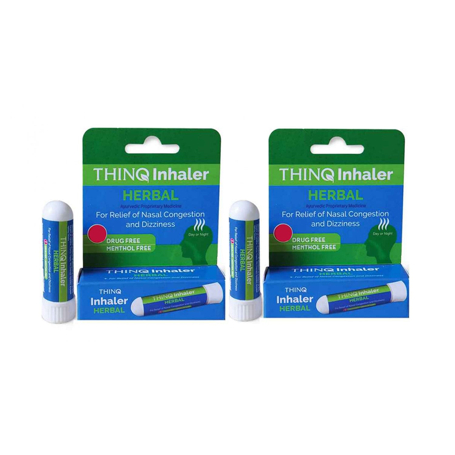 THINQ Inhaler Herbal (1Unit) - Pack of 2