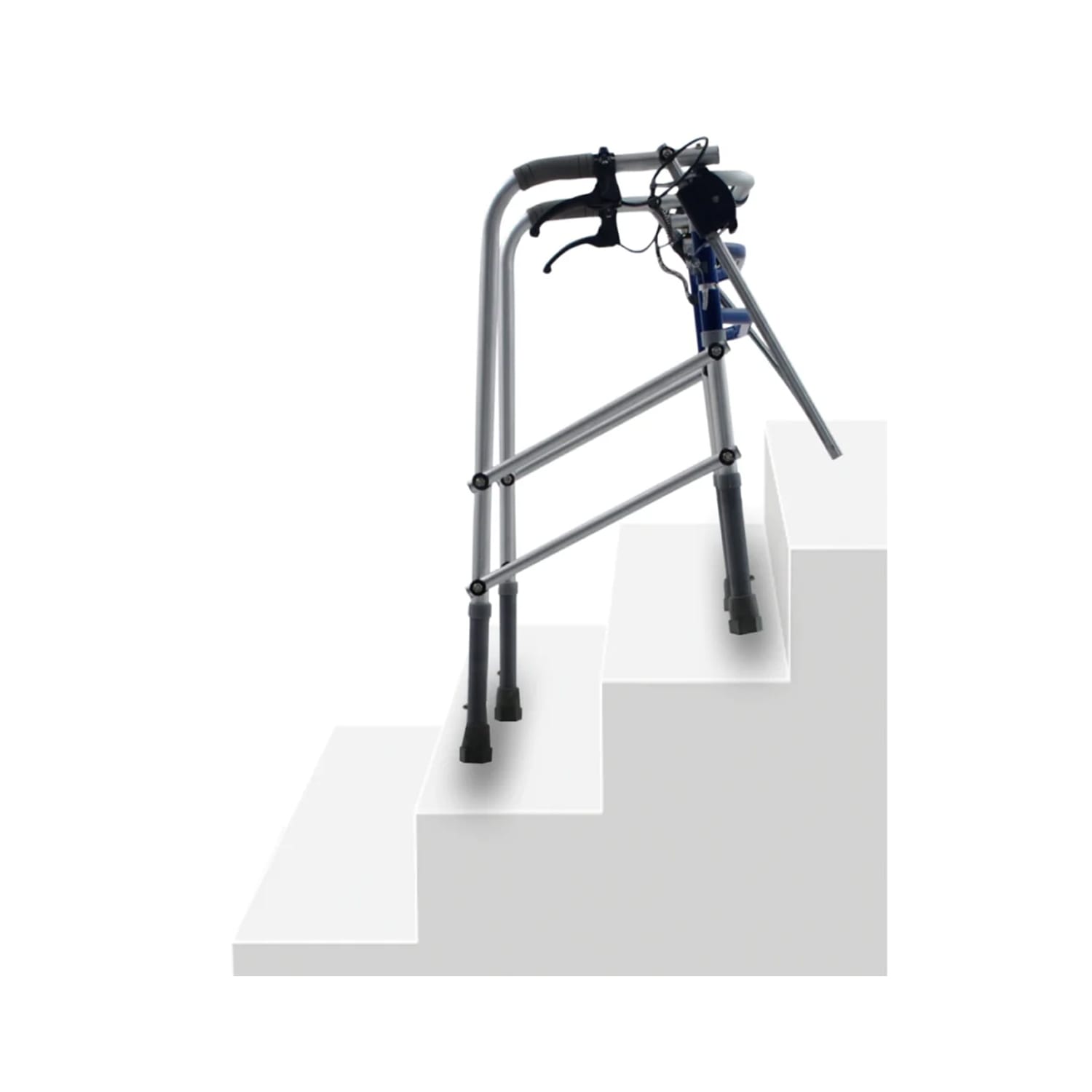 Dura Step Walker for Climbing Stairs (Aluminium with Step Adjustable) - Universal (PC. No.2941)