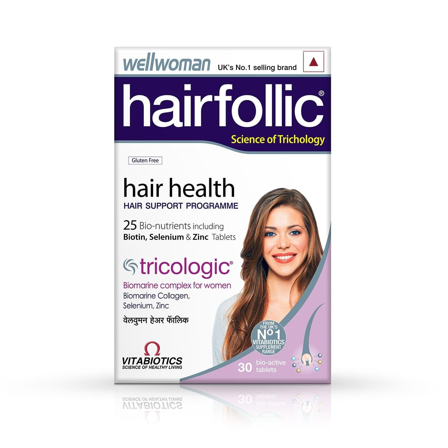 Vitabiotics Wellwoman Hairfollic 30 Tablets