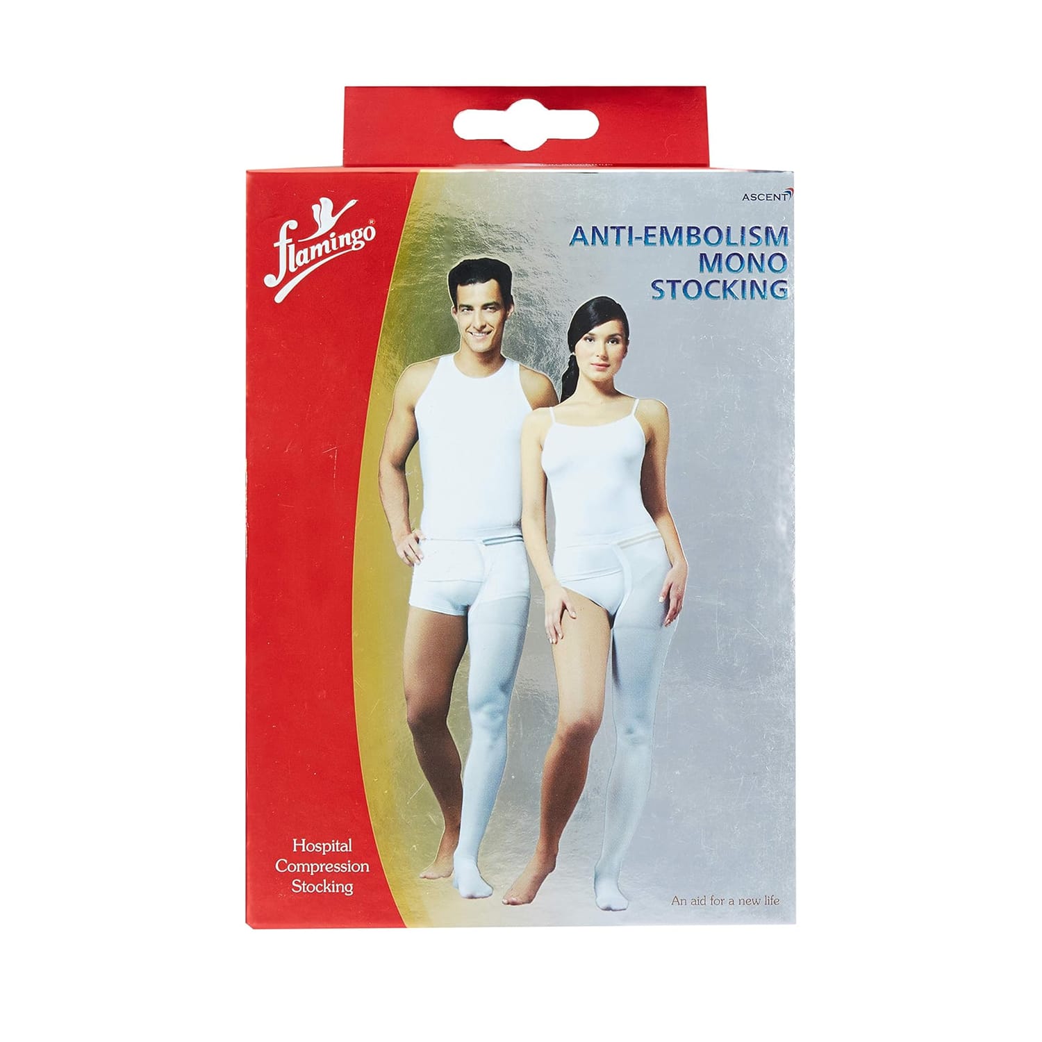 Flamingo Anti-Embolism Mono Stocking Premium OC 2233 Left - XL