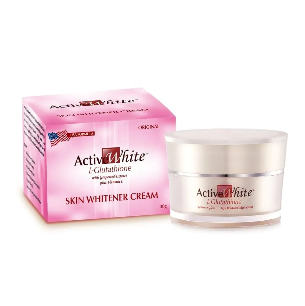 Active White L Glutathione Skin Whitening Cream - 30gm