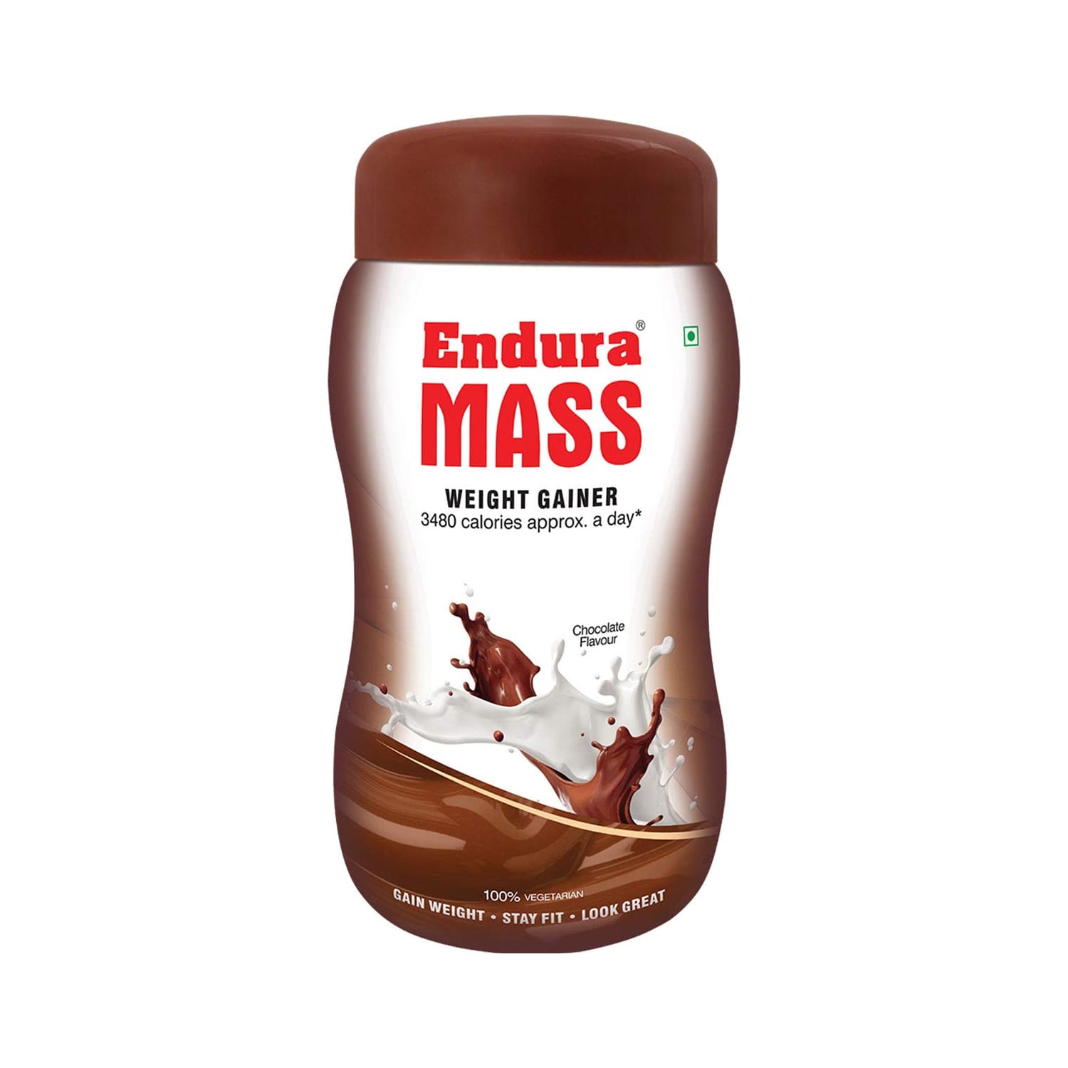 Endura Mass Weight Gainer | Mass Gainer | Gain Weight Post Workout 74 g Carbohydrate, 15 g Protein, Healthy Fats, Chocolate, 500 g