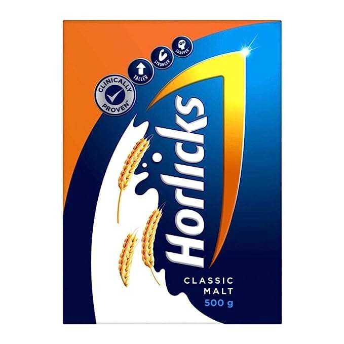 Horlicks Health and Nutrition Drink Classic Malt 500gm