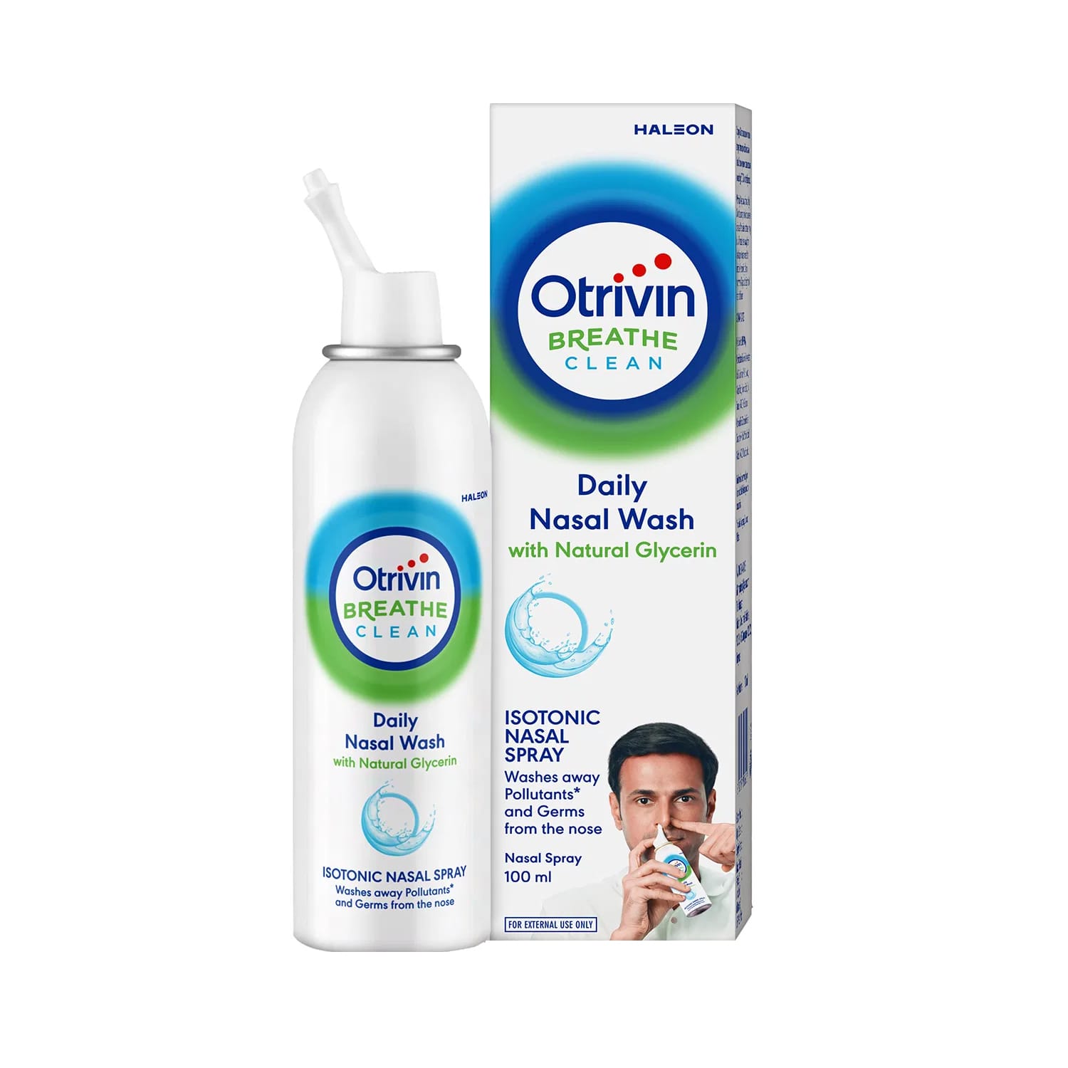 Otrivin Breathe Clean Daily Nasal Wash (100ml)