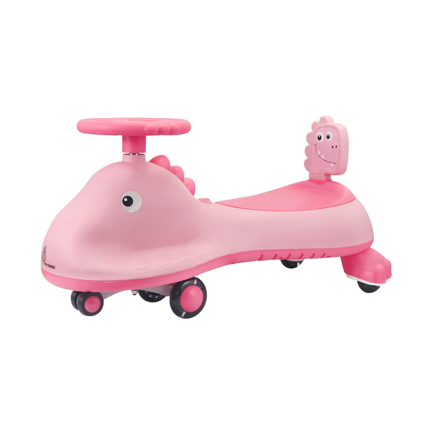 R for Rabbit Iya Iya Dino Swing Car for Kids (Pink)