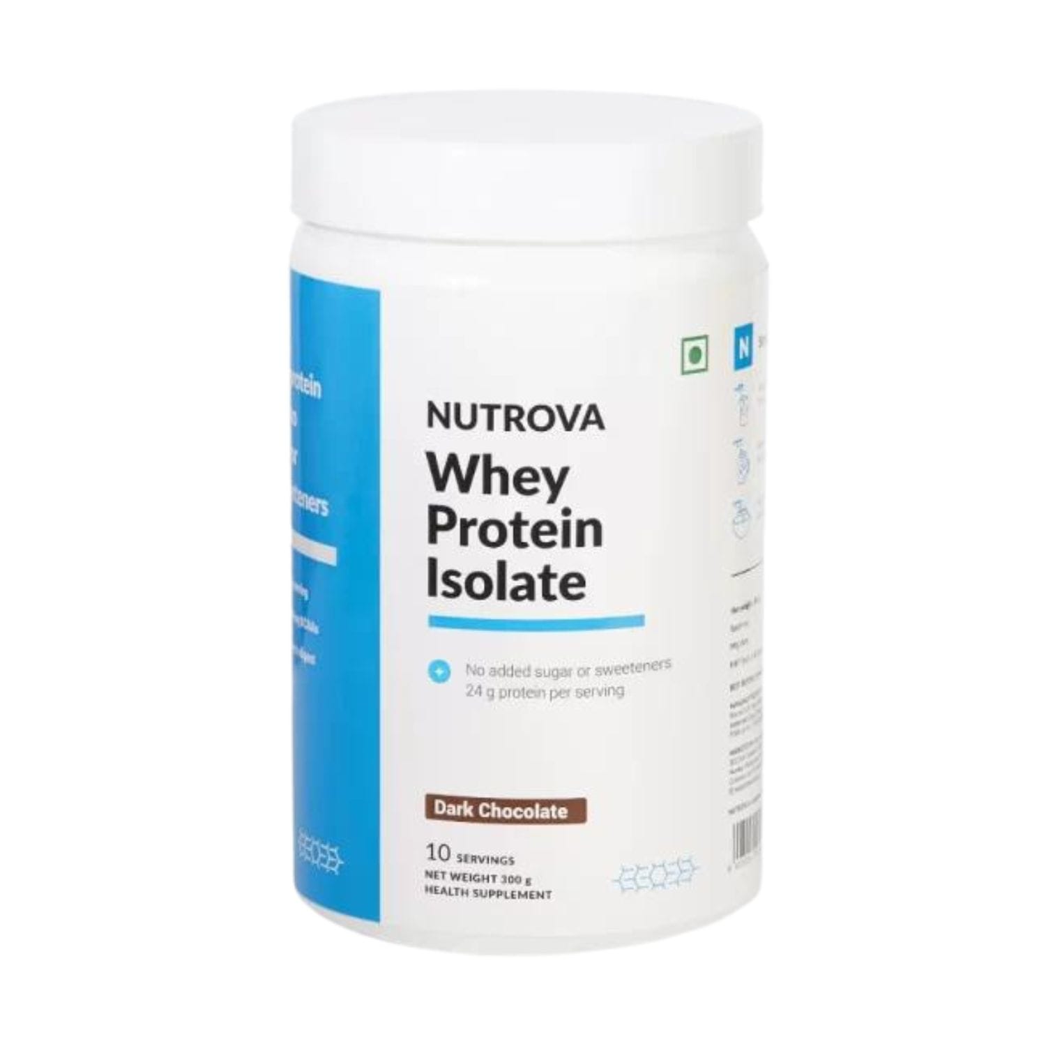 Nutrova Whey Protein Isolate (Dark Chocolate) (300gm)
