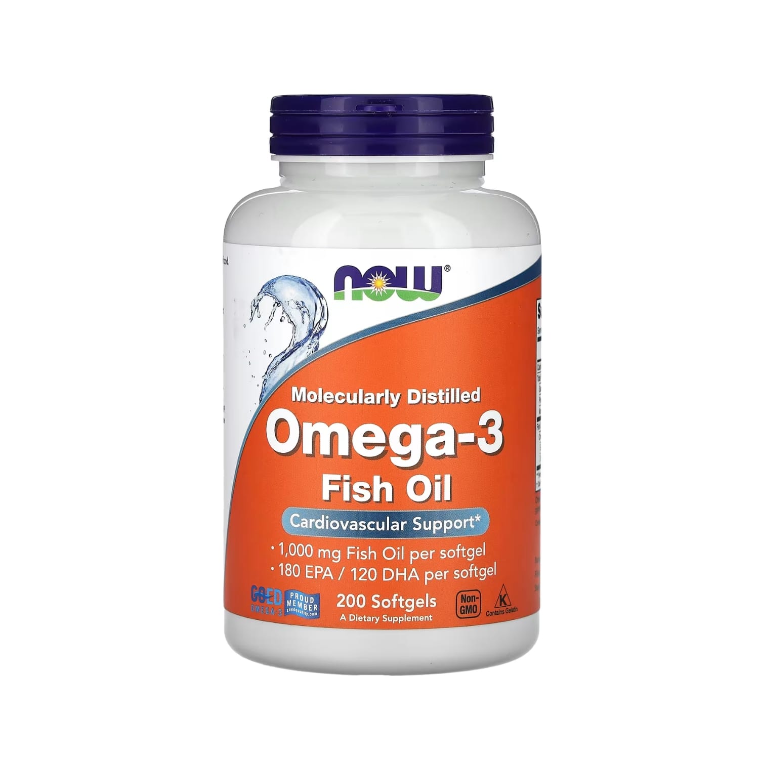 Now Omega 3 Fish Oil 1000mg – 200 Softgels