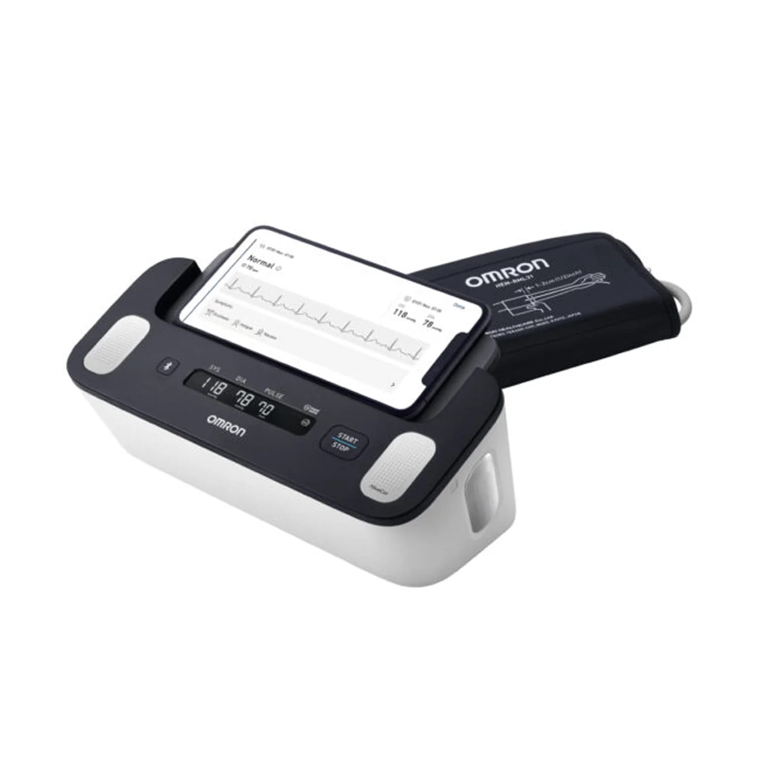 Omron Complete Bluetooth Blood Pressure Monitor and ECG Machine