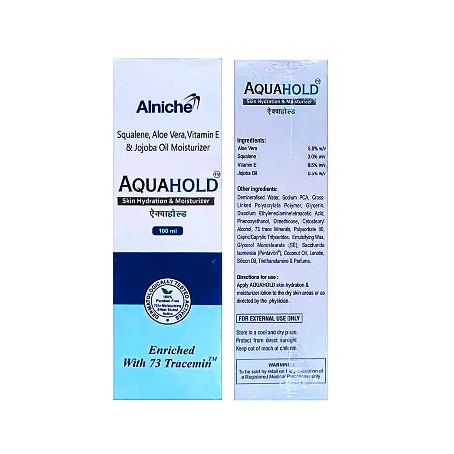 Aquahold Skin Hydration And Moisturization Lotion 100ml