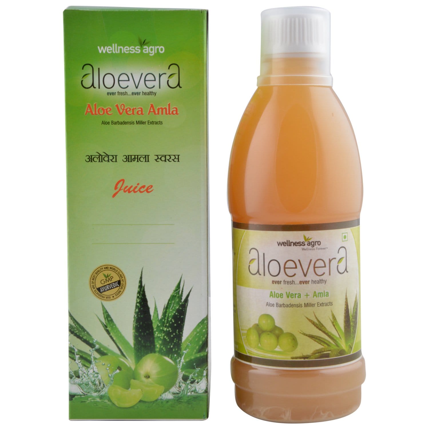 Wellness Agro Aloe Vera Amla Juice 500ml