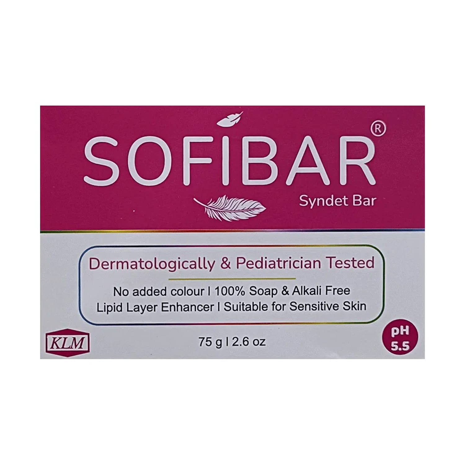 Sofibar Syndet Bar 75gm (Pack of 2)