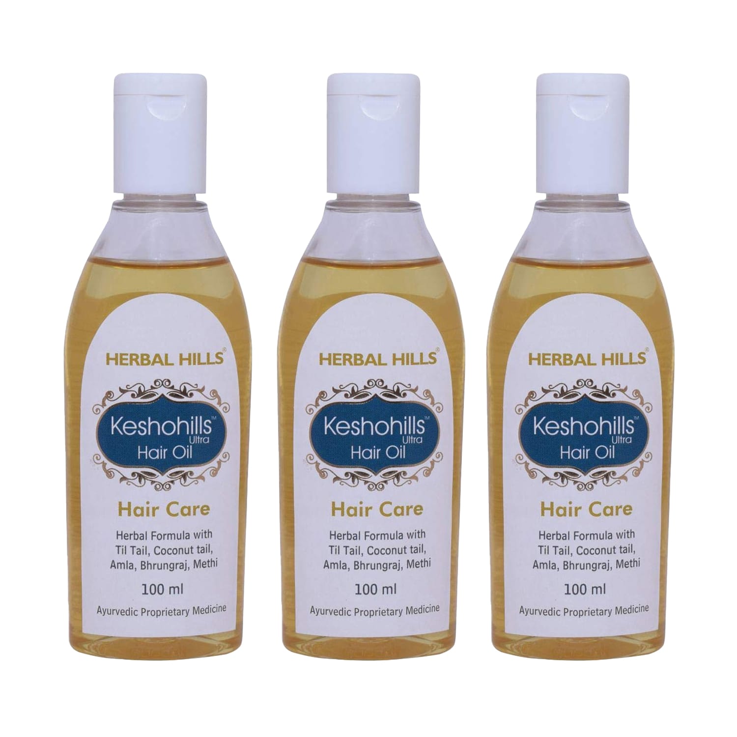 Herbal Hills Keshohills Ultra Hair Oil 100ml (Pack of 3)