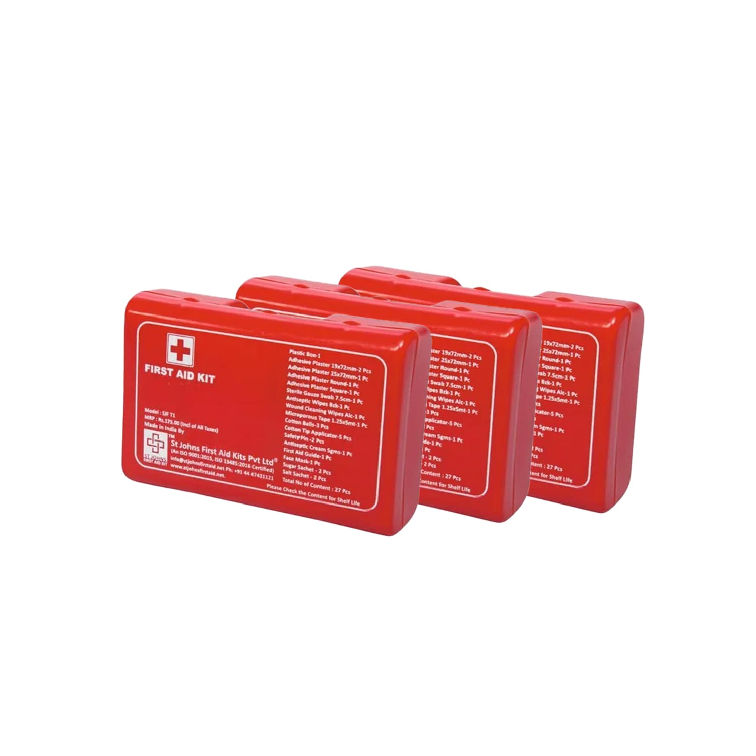 St. John's SJF T1 (Travel Safety Kit)- Mini (Pack of 3)