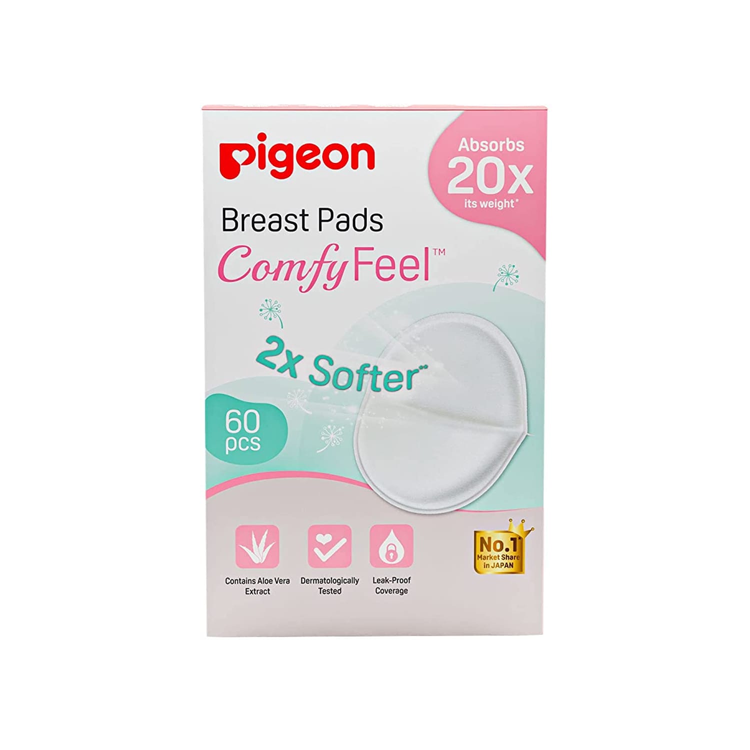Pigeon Breast Pads Comfyfeel 12 Pcs Box