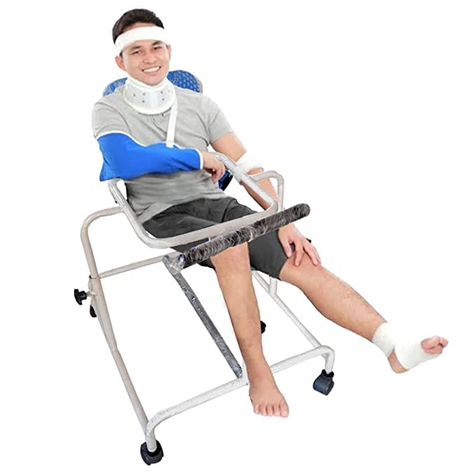 Albio CP Walker Child with Removable Leg Bar- Height Adjustable Most Suitable for Child Height 2.5 Feet to 4.0 Feet for Disabled Child to maintain Balance and Posture