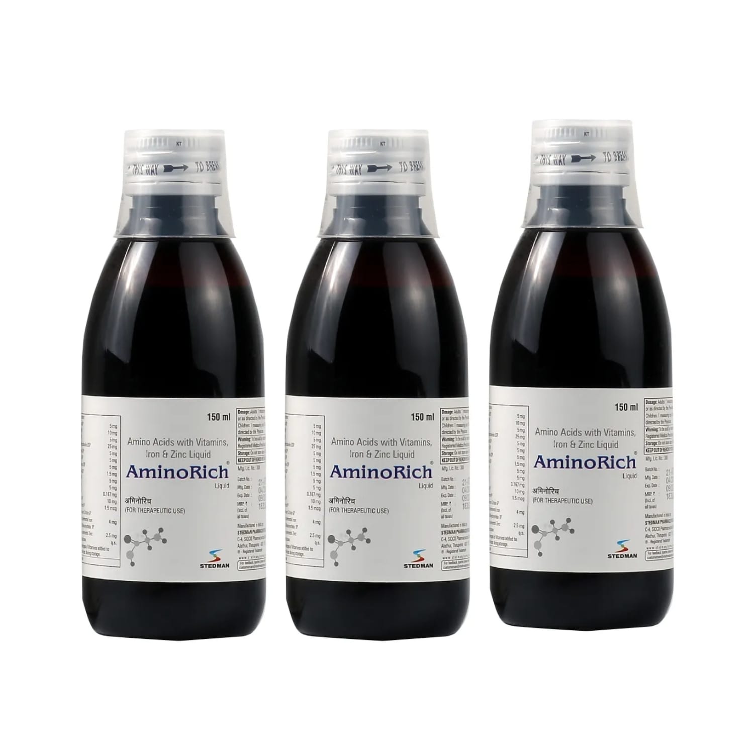 Aminorich Liquid 150ml (Pack of 3)
