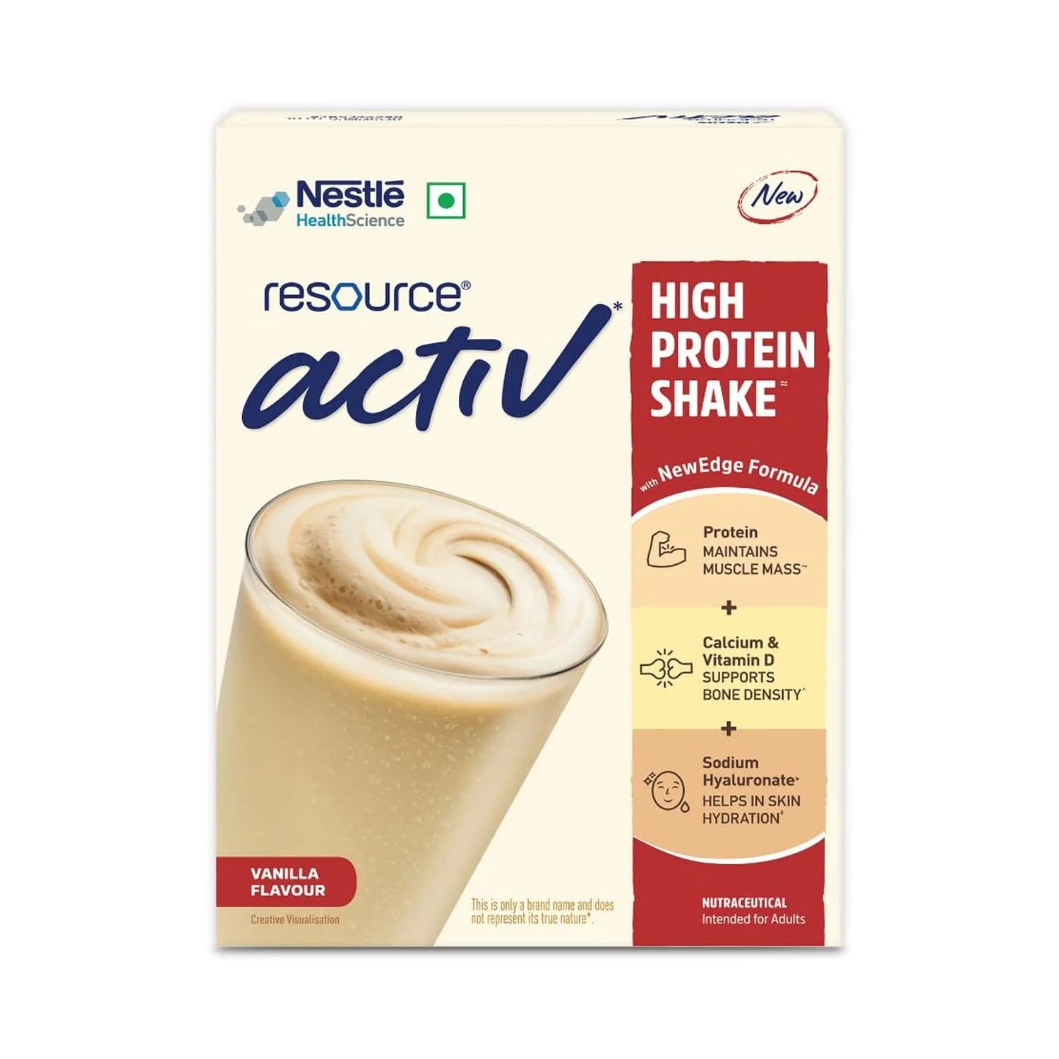 Nestle Resource Activ High Protein Vanilla Flavour Powder (400g)