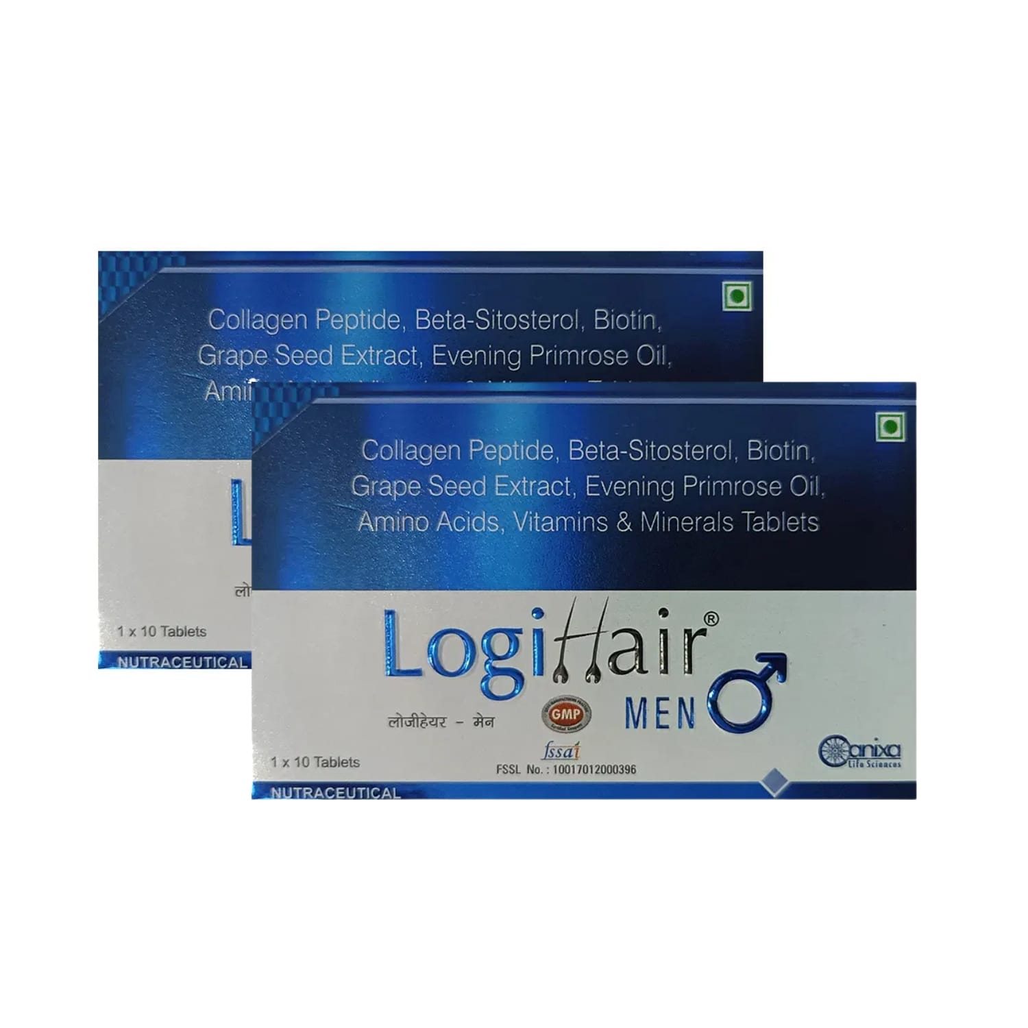 Canixa LogiHair Men Tablets 10's (Pack of 2)