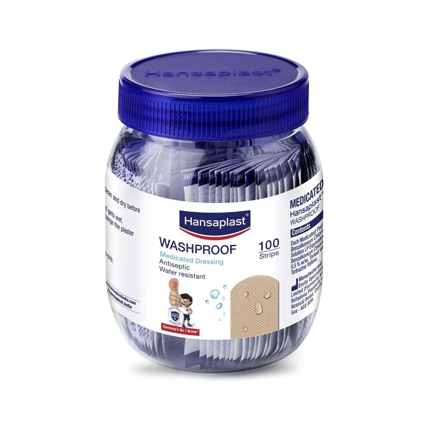 Hansaplast Washproof Plaster - (100 pcs)