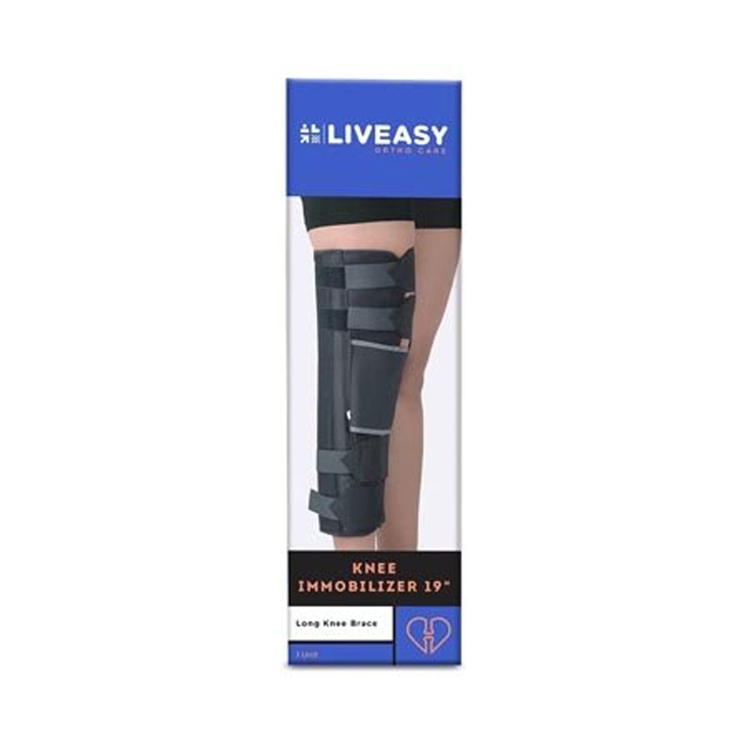 Liveasy Ortho Care Knee Immobilizer (19 inch) Medium