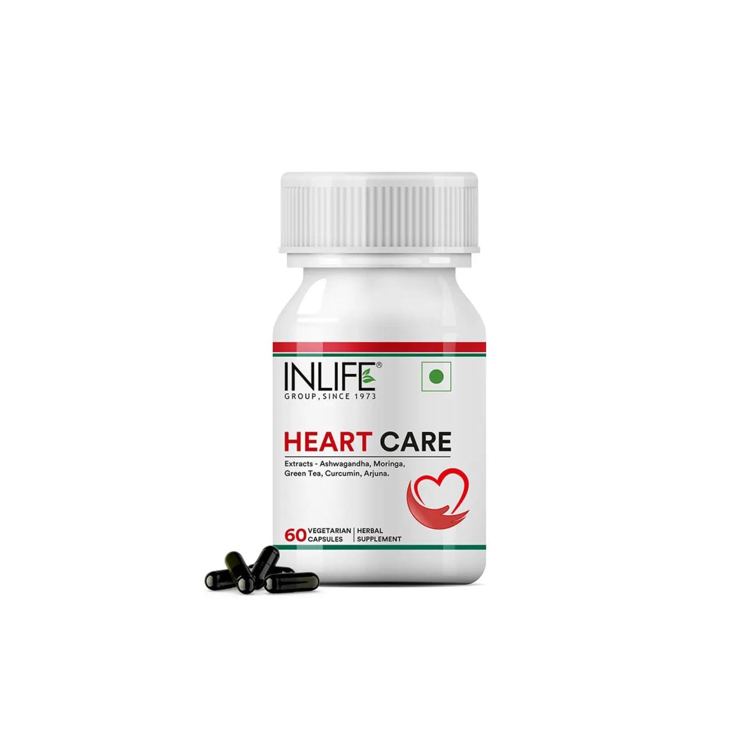 INLIFE Heart Care Capsule 500mg 60 Vegetarian Capsules