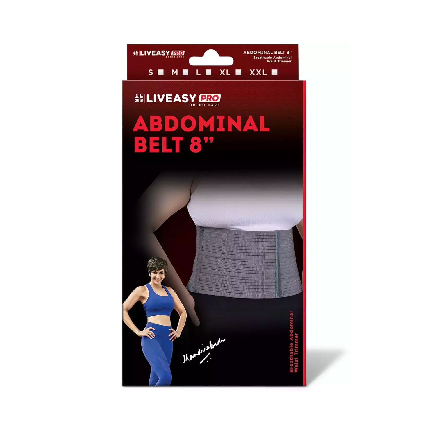 Liveasy Ortho Care Pro Abdominal Belt (8 inch) Large