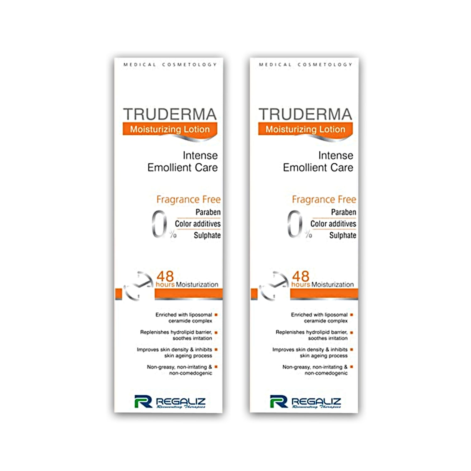 Regaliz Truderma Moisturizing lotion | Intense Emollient Care | 150 ml (Pack of 2)