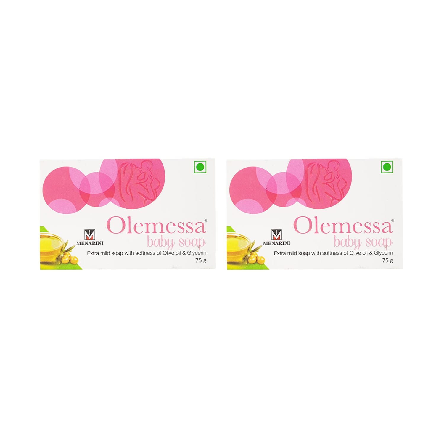 Menarini Olemessa Baby Soap 75 g (Pack of 2)