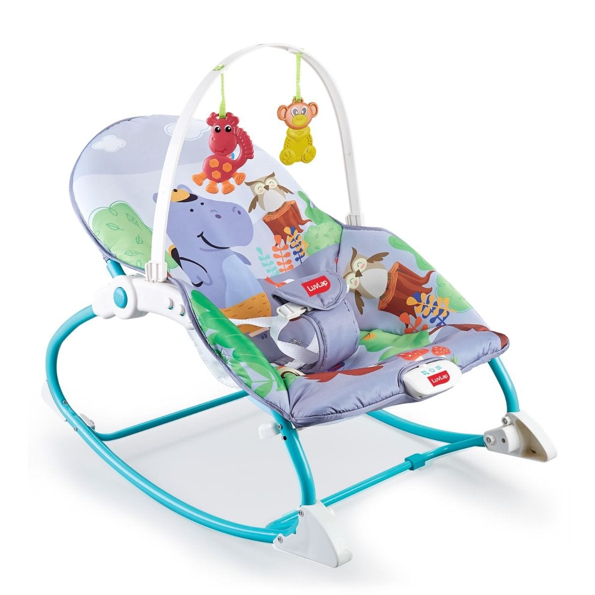 LuvLap Happy Jungle Toddler Rocker cum Bouncer “ Giraffe (M.No 19455)