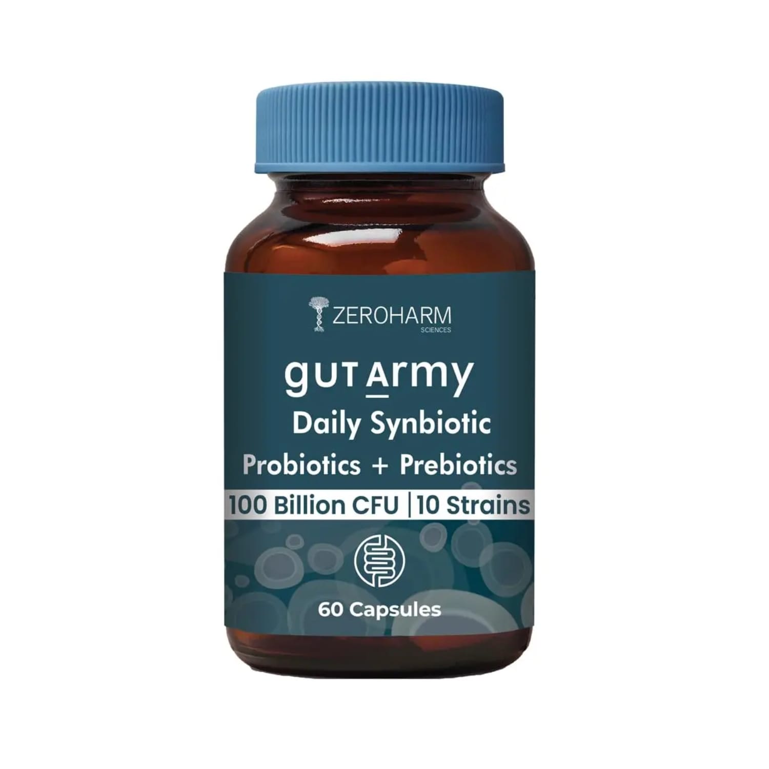 Zeroharm Sciences Gut Army Capsules - 60 Capsules