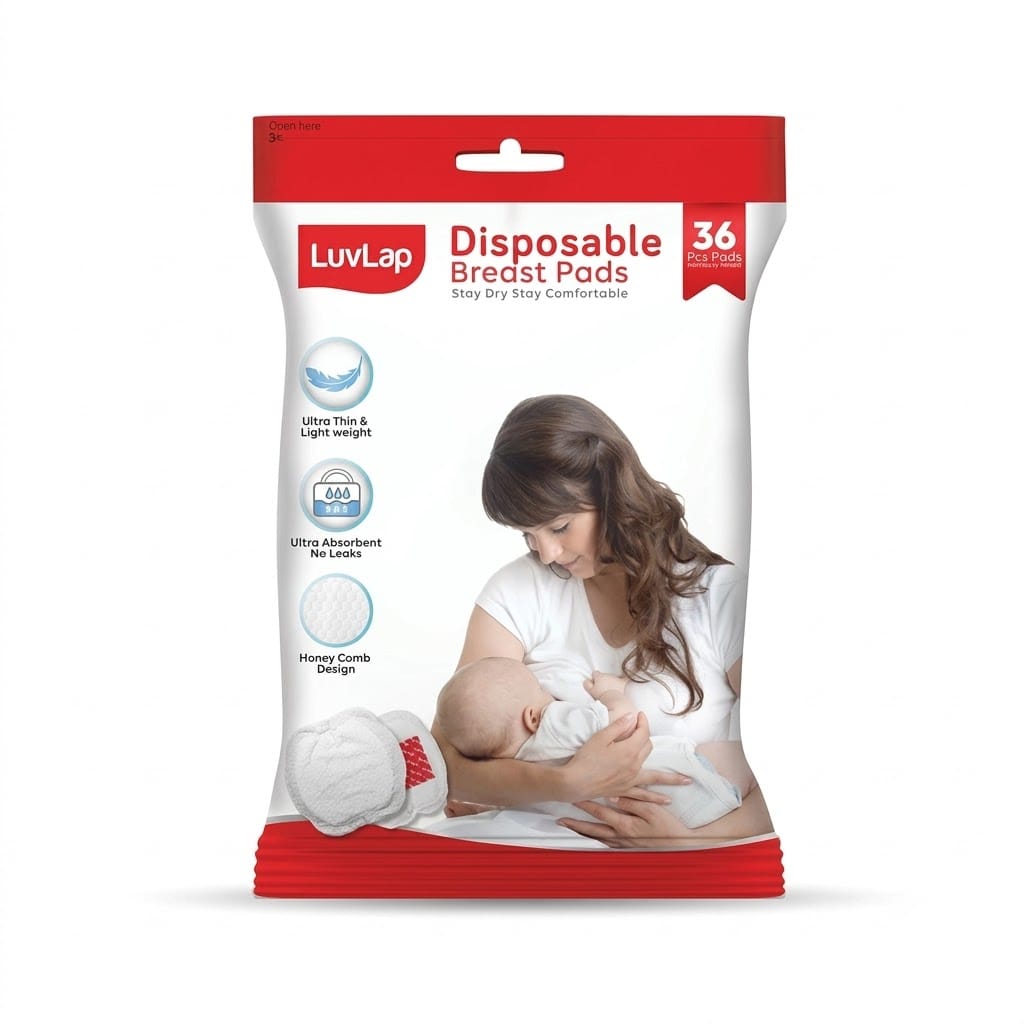 LuvLap Disposal Breast Pads 36 Pcs (M.No 18962)