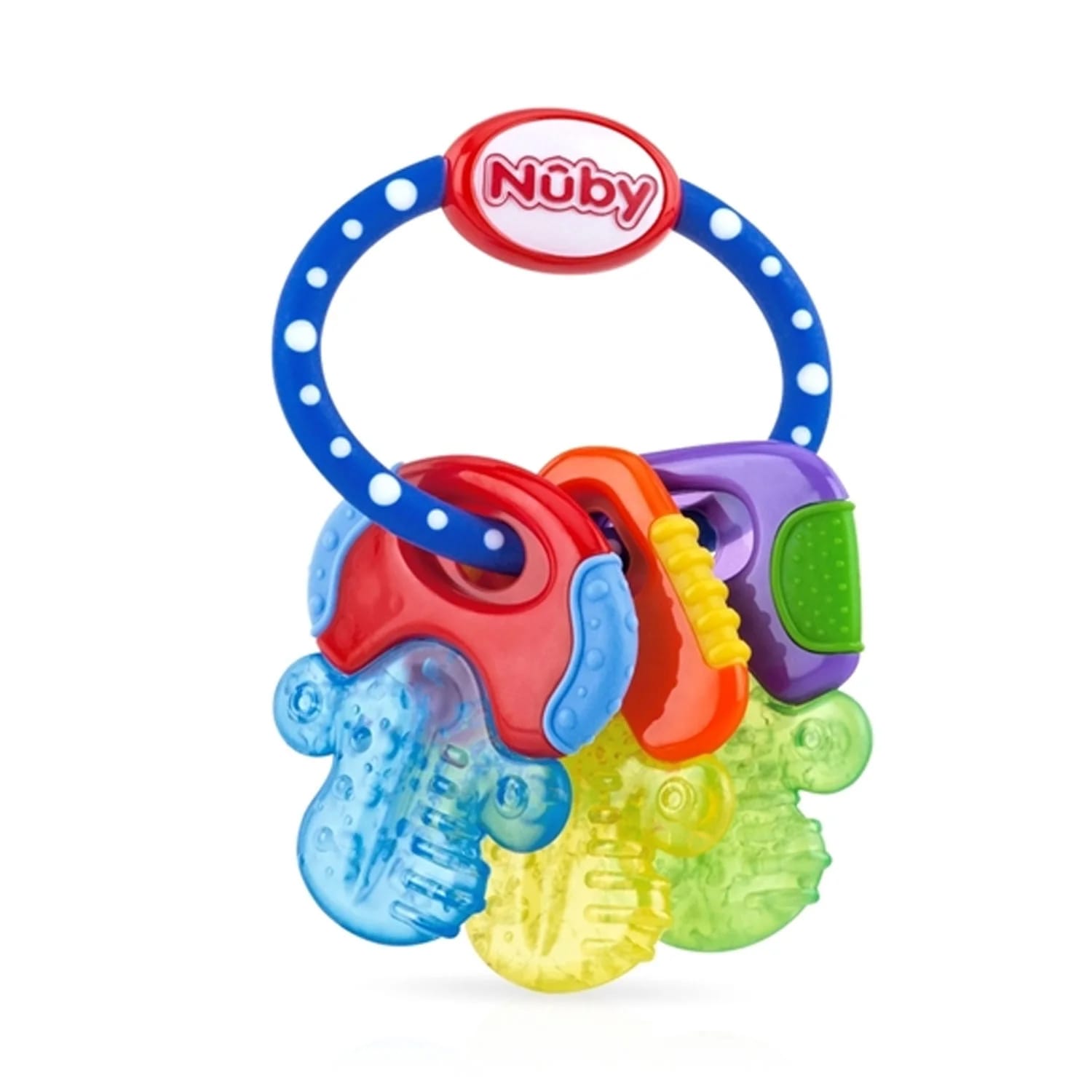 Nuby ICY Bite Key Soothing Teether for Babies from 3+ Months