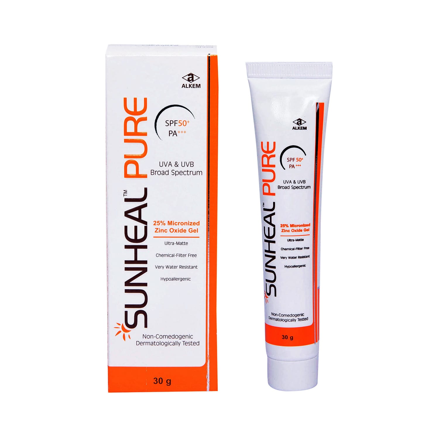 Alkem Sunheal Pure SPF 50+ Sunscreen Cream, 30g