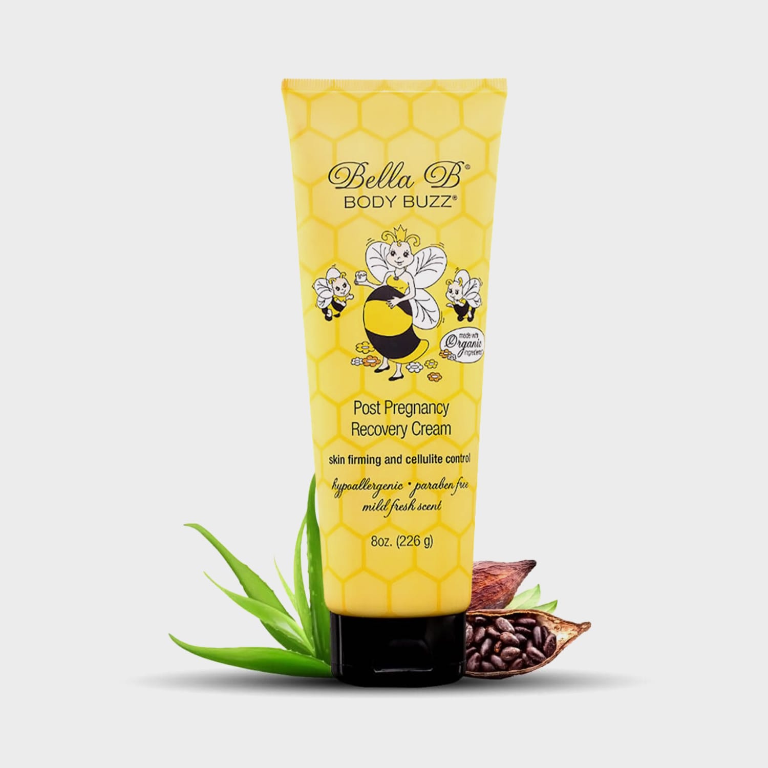 Bella B Body Buzz Post Pregnancy Recovery Cream - Skin Firming Cream 226g