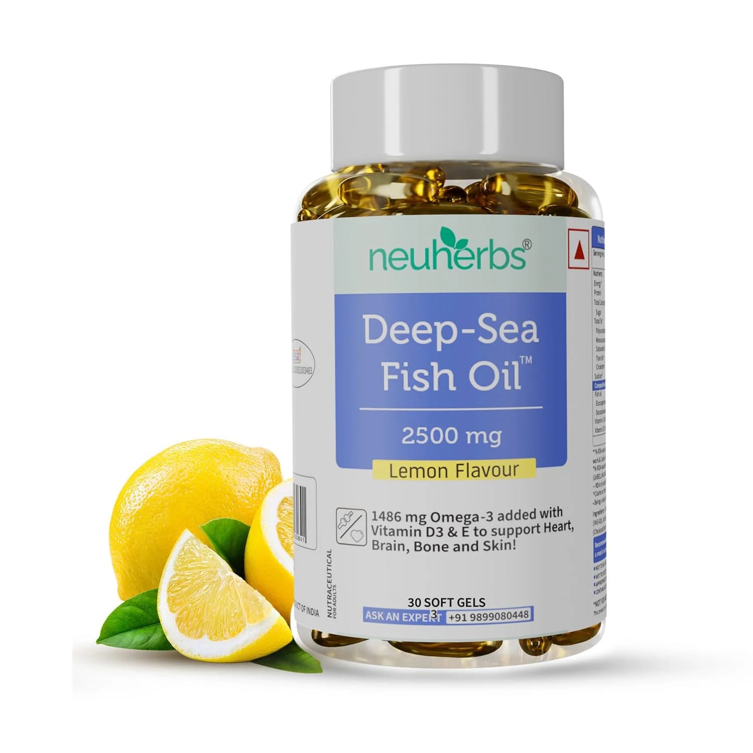Neuherbs Deep Sea Fish Oil Capsules - 30 Capsules