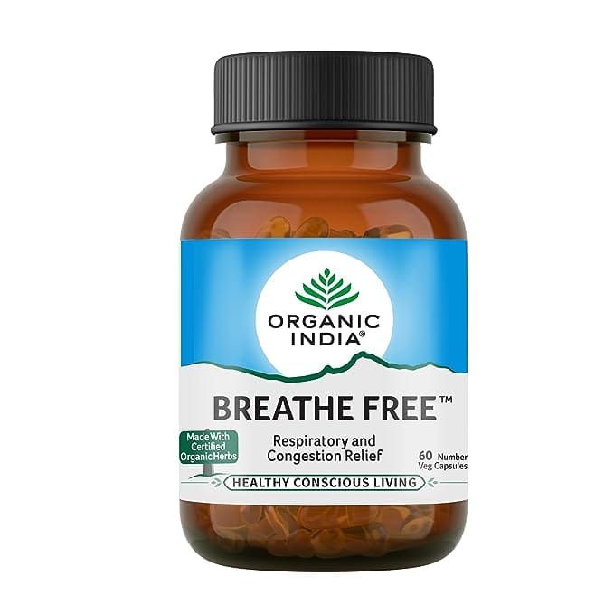 Organic India Breathe Free Capsules (60 N Capsules )