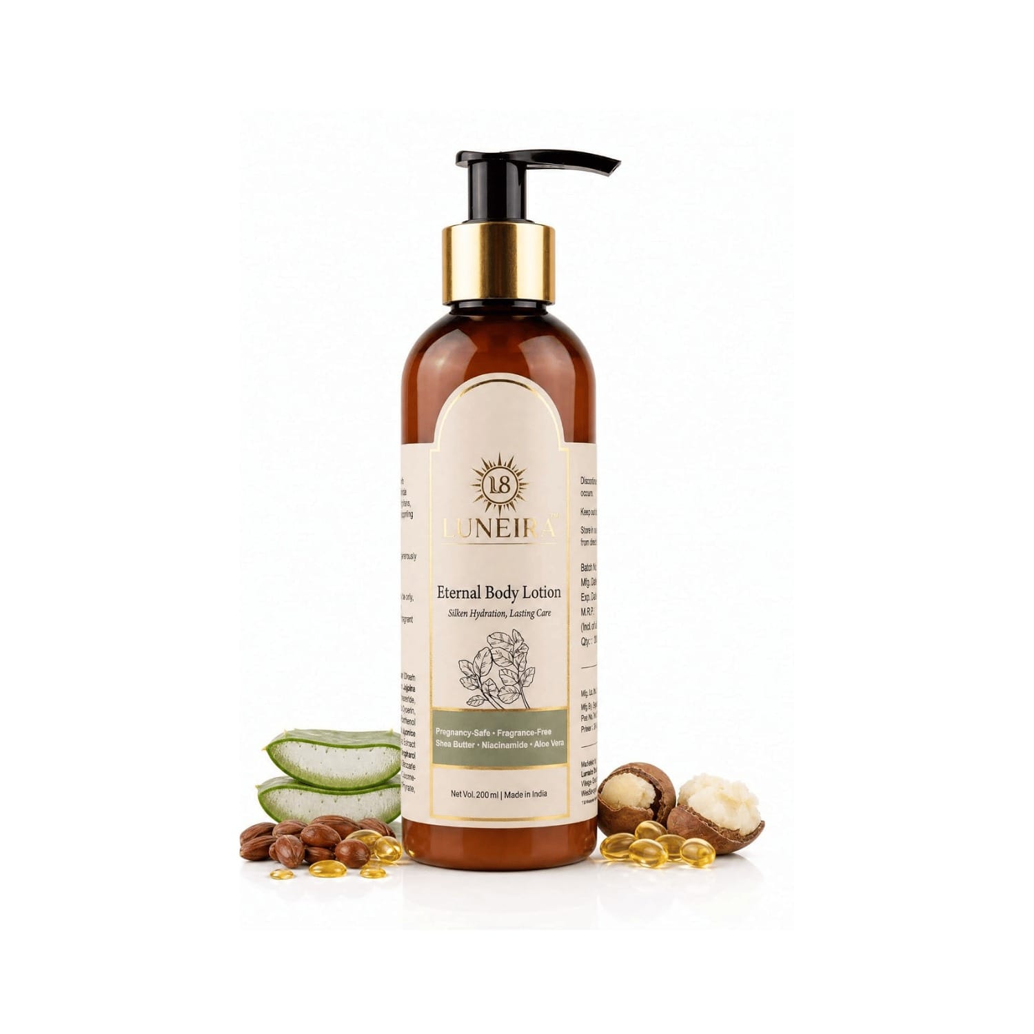 Luneira Eternal Body Lotion | Silken Hydration that Lasts All Day (200ml)