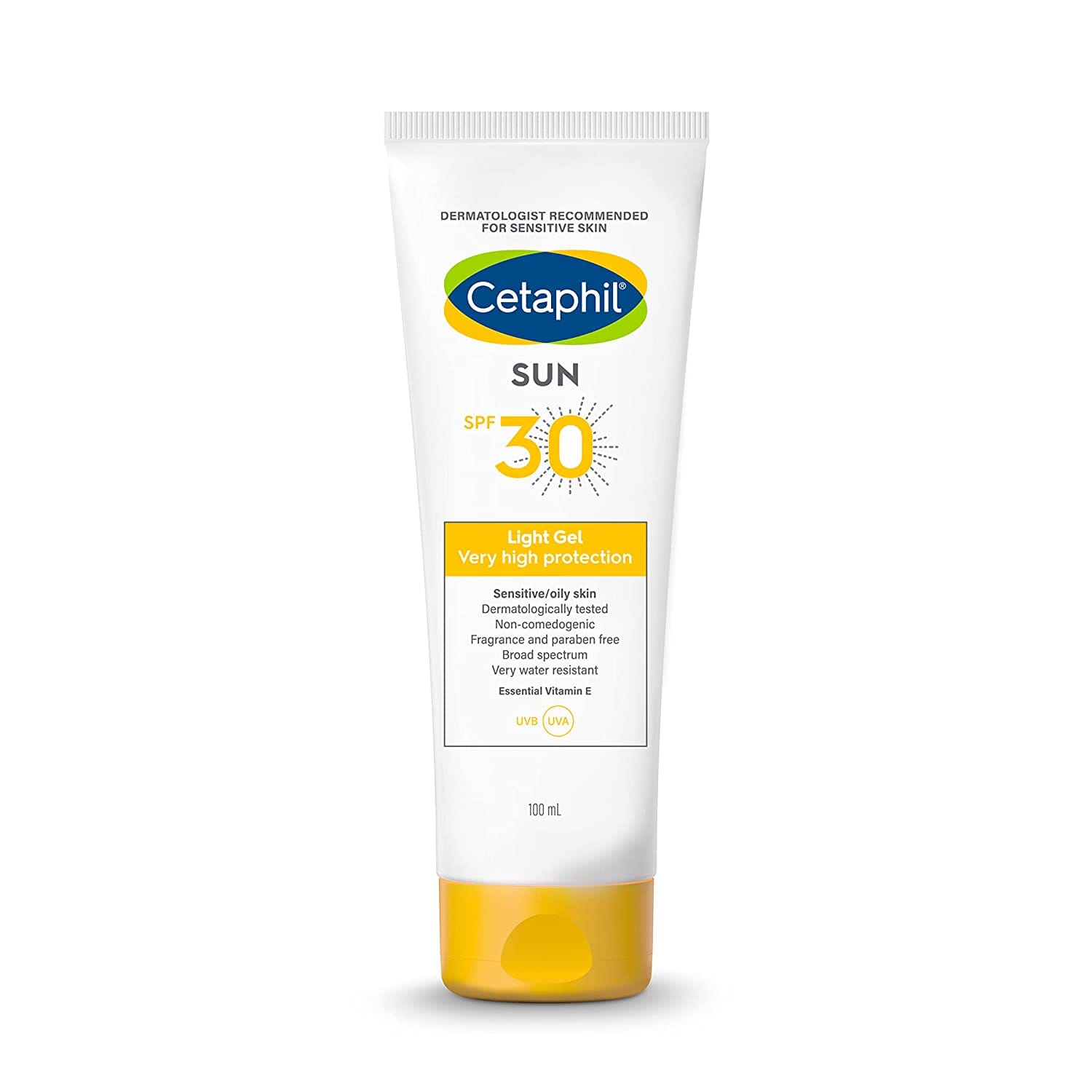 Cetaphil Sun SPF 30 Light Gel | Mineral base for Normal, Dry & Oily Skin | 100 ml
