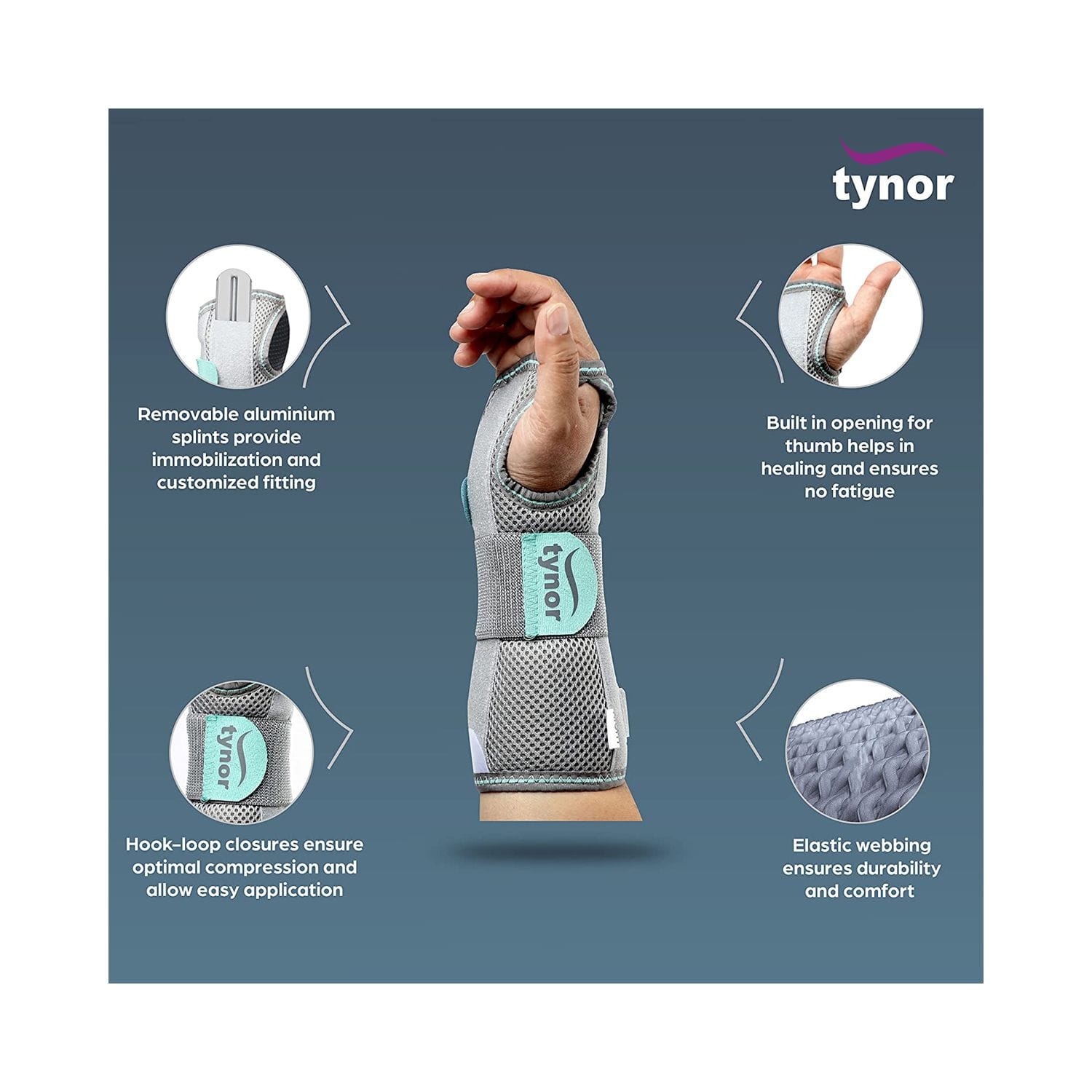 Tynor Wrist & Forearm Splint Left E-03 (Large)