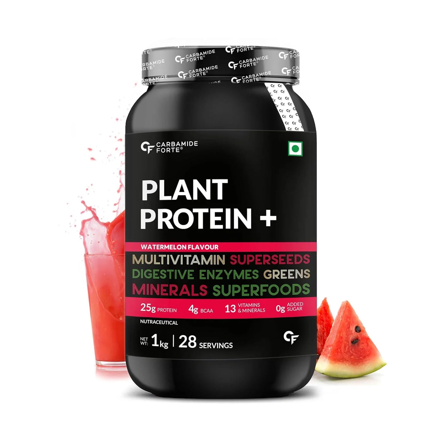 Carbamide Forte Plant Protein + Powder Belgian Chocolate Flavour (500 g)