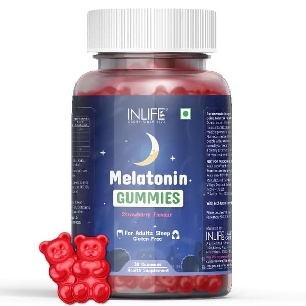 Inlife Melatonin Gummies 30 Gummies (Strawberry Flavour)
