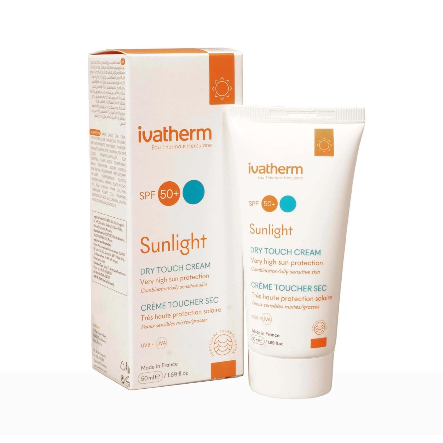 Ivatherm Sunlight Dry Touch Cream SPF 50+ (50ml)