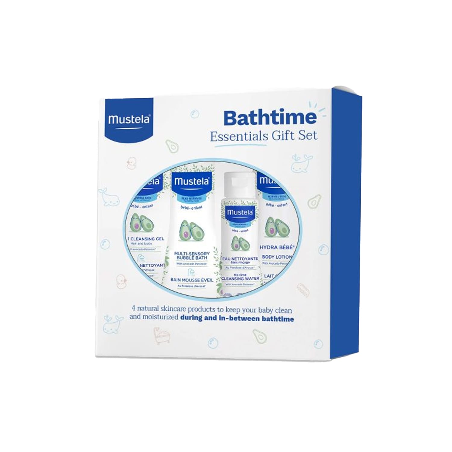 Mustela Baby Bath Time Essential Gift Set (Including 4 items)