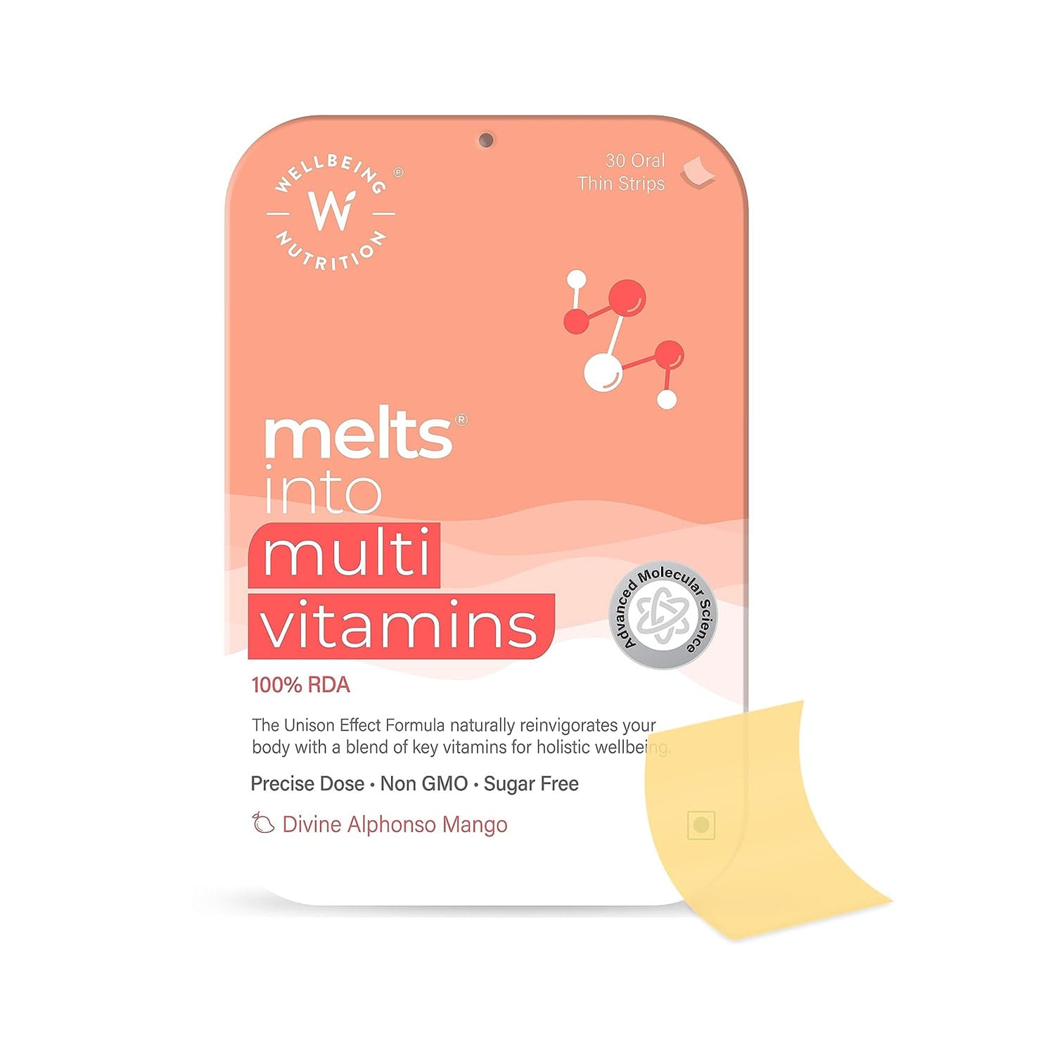 Wellbeing Nutrition Melts into Multi Vitamin Oral Thin Strip (30Strips)