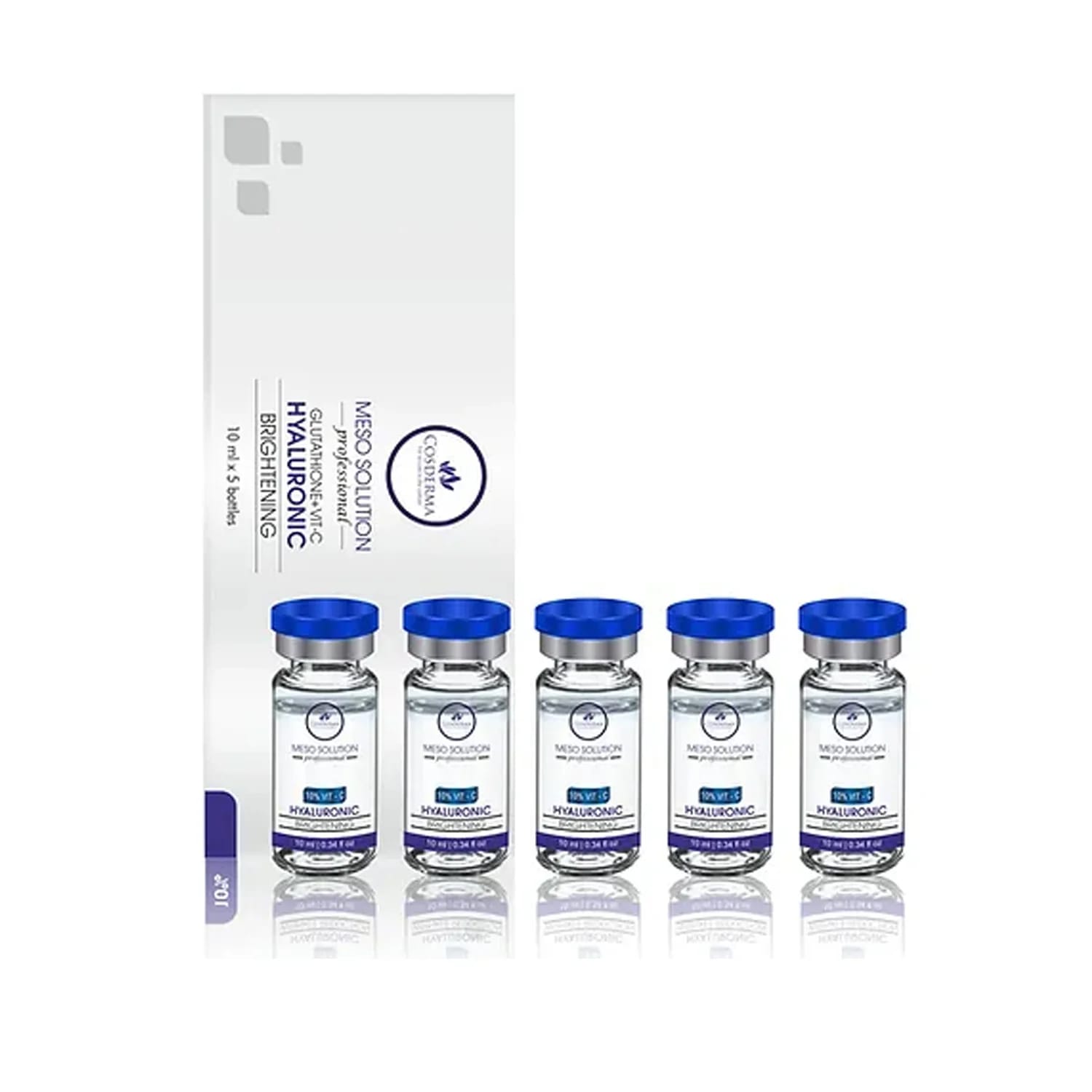 Cosderma Glutathione Vitamin C Hyaluronic Acid Serum - 10ml X 5 Vials